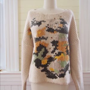 Oversized Floral sweater